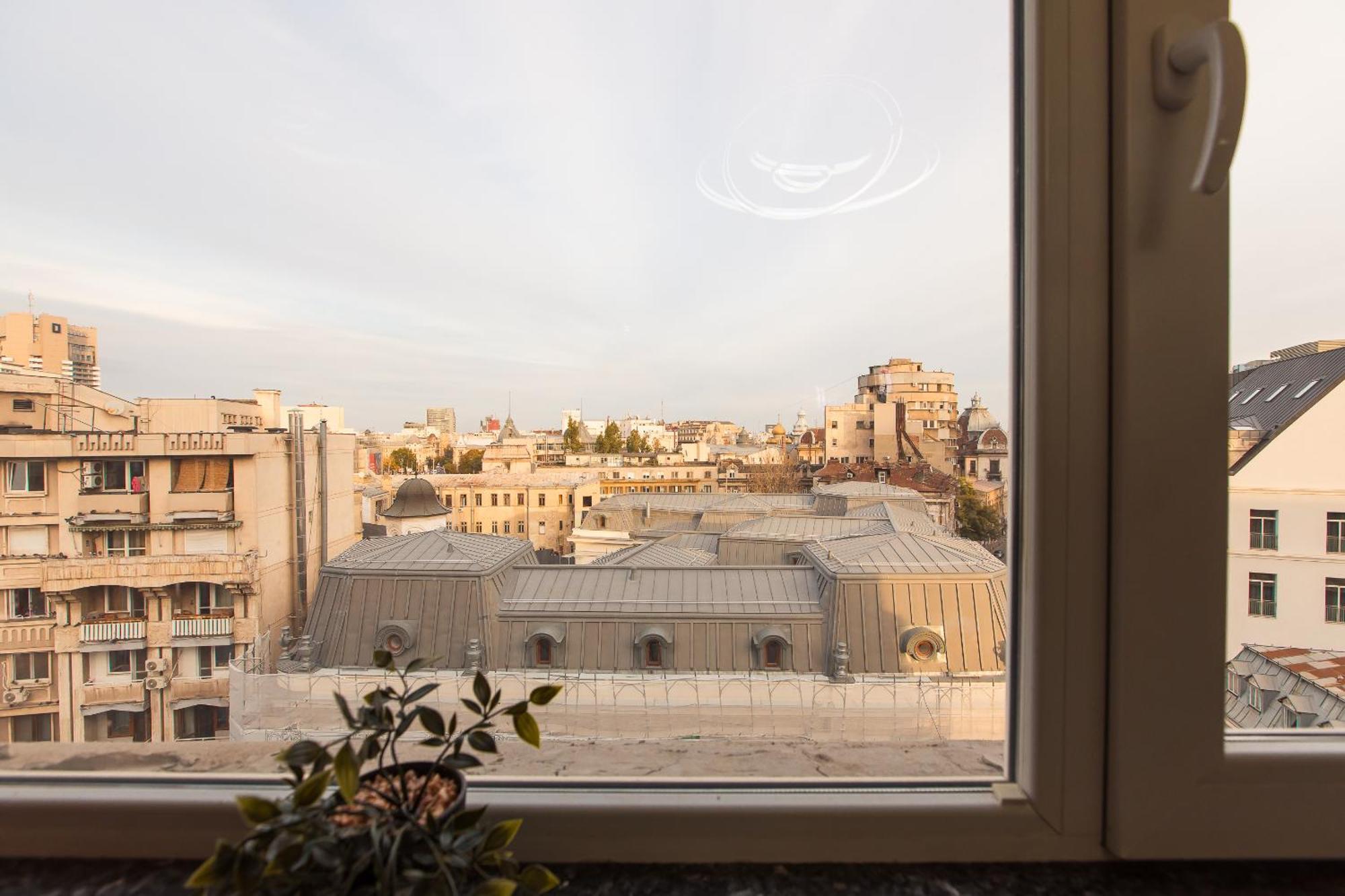 Royalty Apt With City Views On Calea Victoriei بوخارست المظهر الخارجي الصورة