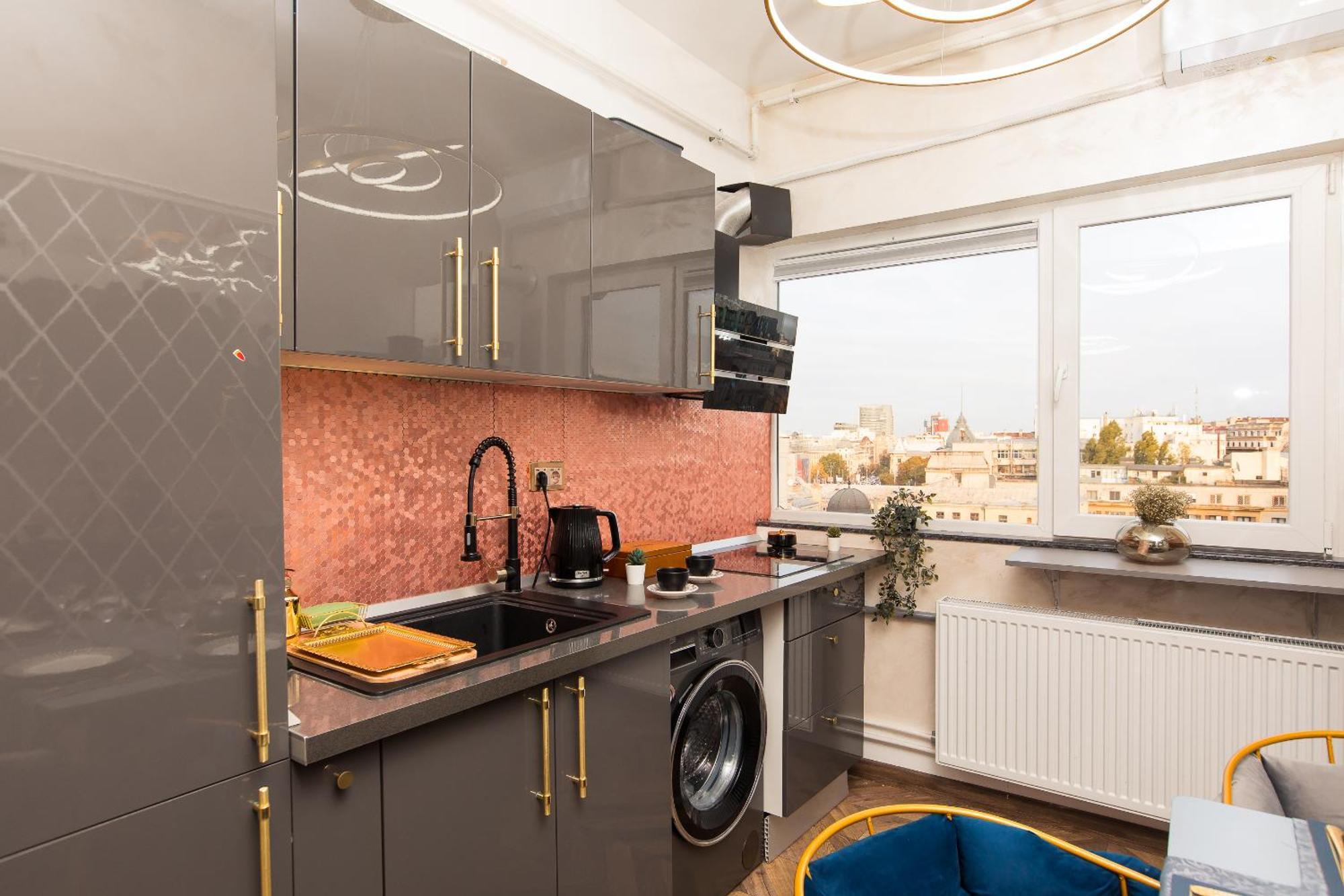 Royalty Apt With City Views On Calea Victoriei بوخارست المظهر الخارجي الصورة
